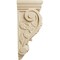 Ekena Millwork 8"W x 6 1/2"D x 15"H Large Farmingdale Acanthus Corbel, Rubberwood COR08X06X14FRRW - alternate 4